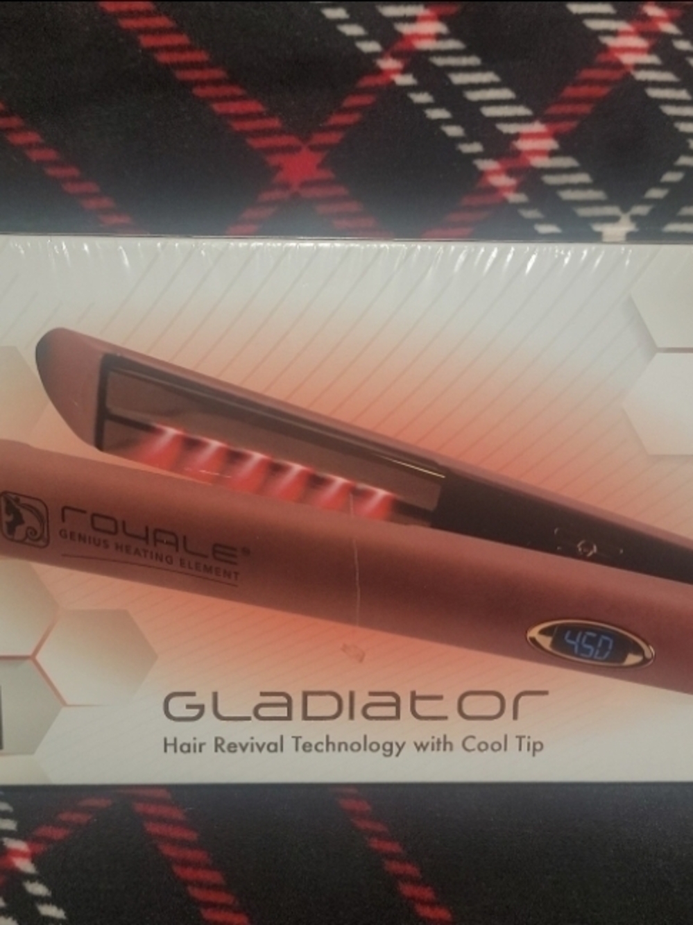Royale Gladiator Luxury hair straightenGladiator Hair Revival Flat Iron - Bronze